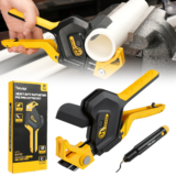 *מחתך צינורות PVC מקצועי TOLESA – 3 הילוכים עם מנגנון רצ'ט* 🔧