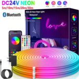 *רצועת ניאון LED RGB דקורטיבית 📱🎵*