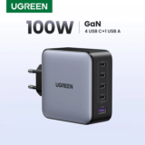 *מטען UGREEN GaN 100W עם 5 פורטים – הפתרון האולטימטיבי לכל המכשירים שלכם!* 🔋⚡