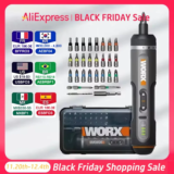 *🔧 מברגה חשמלית חכמה WORX WX242 + 30 ביטים במארז מקצועי*