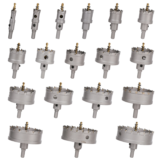 **🔧 מקדח חורים מקצועי TCT קרביד 12-300 מ"מ + מקדח טיטניום 🔩**