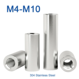 *פין חיבור נירוסטה 304 עם הברגה פנימית – כל המידות במקום אחד! 🔩*