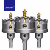 *מקדח חורים קרביד TCT מצופה טיטניום – למתכת, נירוסטה ועץ* 🔩