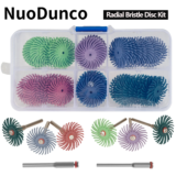 *סט מברשות ליטוש מקצועיות לדרמל – 1 אינץ'* 🔧✨