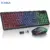 *⌨️ סט מקלדת ועכבר אלחוטיים RGB – נטענים וארגונומיים*