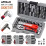 *🔧 סט מפתחות רצ'ט Apollo 1/4" עם ביטים ומברגים – ערכת הכלים שתחסוך לכם אלפי שקלים!*