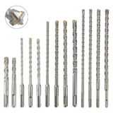 *מקדחי בטון SDS Plus עם 4 להבי חיתוך מקצועיים* 🔨