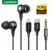 *אוזניות UGREEN חוטיות עם מיקרופון – USB-C / 3.5mm / Lightning* 🎧