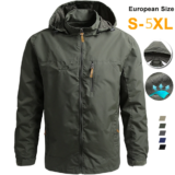 *מעיל טקטי עמיד במים עם כובע – מידות S עד 5XL* 🧥