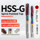 *ברזי הברגה מקצועיים HSS-G – ערכת מאסטר לכל סוגי הברגים M2-M12* 🔧