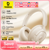 *🎧 אוזניות Baseus Bass EH10 – סינון רעשים 45dB, בלוטות' 6.0 ו-80 שעות סוללה!*