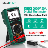 *מולטימטר דיגיטלי MASTFUYI 6000 ספירות – כלי חובה לכל חשמלאי ובעל מקצוע!* ⚡🔧