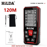 *מד לייזר דיגיטלי מקצועי HILDA – עד 120 מטר!* 📏⚡