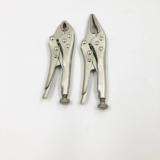 *סט 2 מלקחיים מקצועיים בנעילה – 5" אף ארוך + 4" מעוקל* 🔧