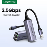 *מתאם רשת UGREEN USB ל-Ethernet 2.5G – גלישה מהירה פי 2.5!* 🚀