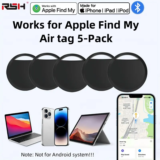 *🔑 מארז 5 תגי איתור חכמים – תואם Apple Find My*