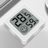 *מד טמפרטורה ולחות דיגיטלי LCD למשרד ולבית* 🌡️💧