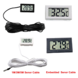 *מד חום דיגיטלי LCD עם חיישן כבל – FY-10*
