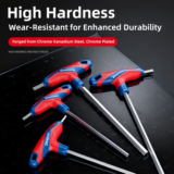 *סט מפתחות אלן ארגונומי T-Handle – 8 מידות 2-10mm* 🔧