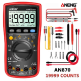 *מולטימטר דיגיטלי מקצועי ANENG AN870 – 19999 ספירות TRUE RMS* 🔥⚡