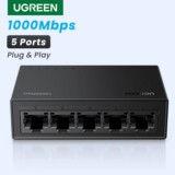 *מתאם רשת UGREEN גיגביט 5 כניסות – 1000Mbps ⚡🖧*