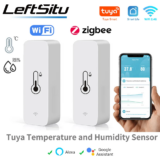 *חיישן טמפרטורה ולחות חכם Tuya WiFi/Zigbee 🌡️💧*