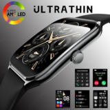 *⌚ שעון חכם אולטרה-דק עם מסך AMOLED מדהים 1.96"*