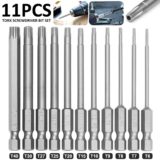 *סט 11 ביטים מגנטיים מקצועי Torx – פתרון מושלם לכל בורג!* 🔧