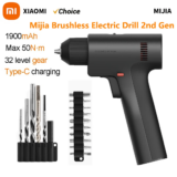 *מקדחה חשמלית אלחוטית XIAOMI Mijia Gen 2 – מנוע ברשלס מקצועי* 🔧