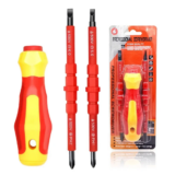 *סט מברגים מבודדים 3 ב-1 לחשמלאים ועבודות DIY* 🔧⚡