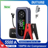 *BUTURE BC02 – בוסטר התנעה 5500A + משאבת אוויר 150PSI 🔋🚗*