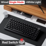 *⌨️ מקלדת מכאנית Ajazz AK820 – גיימינג ומשרד ברמה אחרת!*