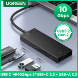 *מפצל USB-C מבית UGREEN – 4 יציאות במהירות 10Gbps! 🔥*