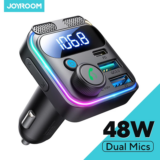 *משדר FM חכם לרכב JOYROOM עם טעינה מהירה 48W* 🚗⚡