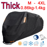 *כיסוי אופנוע עבה ועמיד במיוחד 300D – הגנה מוחלטת בכל מזג אוויר* ☔🏍️