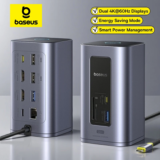 *רכזת USB-C 12 ב-1 מבית Baseus – תחנת עגינה מקצועית* 💼