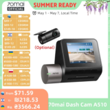 *מצלמת רכב 70mai A510 – 1944P איכות פרימיום עם GPS ותמיכה 4G* 🚗📹