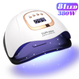 *💅 מנורת UV LED מקצועית 380W לייבוש ג'ל לק*