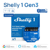*🔌 Shelly 1 Gen3 – ממסר חכם WiFi+Bluetooth*