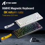 *מקלדת גיימינג מכנית ATTACK SHARK X68 – המהפכה האמיתית למקצוענים!* ⌨️🎮