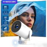 *📽️ פרויקטור Magcubic HY300 Pro+ איכות 8K – הופכים כל קיר לבית קולנוע!*