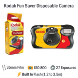 *📷 מצלמה חד-פעמית אטומה למים Kodak FunSaver – 27/39 תמונות*