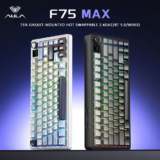 *⌨️ מקלדת גיימינג מכאנית AULA F75 MAX עם מסך TFT*