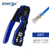 **🔧 כלי לחיצה מקצועי ZoeRax לכבלי רשת RJ45 🔧**