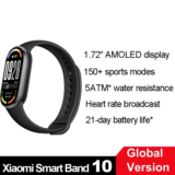 **שעון חכם Xiaomi Smart Band 10 – גרסה גלובלית 🔥**