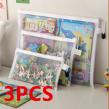 *תיק רשת שקוף עם רוכסן לאחסון ומיון – הפתרון לסדר מושלם!* 📁