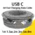 *כבל טעינה מהירה USB Type C 6A – אורכים עד 8 מטר! ⚡*
