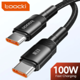 *כבל טעינה מהירה 100W Type C to Type C – Toocki* ⚡