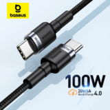 **כבל טעינה מהירה Type C 100W מבית Baseus 🔌⚡**