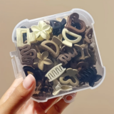 *סט אטבי שיער מיקס בז' – 5/10/20/30 יחידות* 🎀
